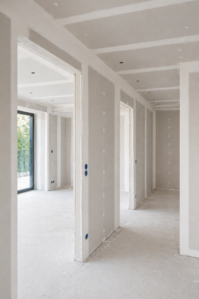 Innenausbau München fertiggestellte Wohnung modernes Raumkonzept