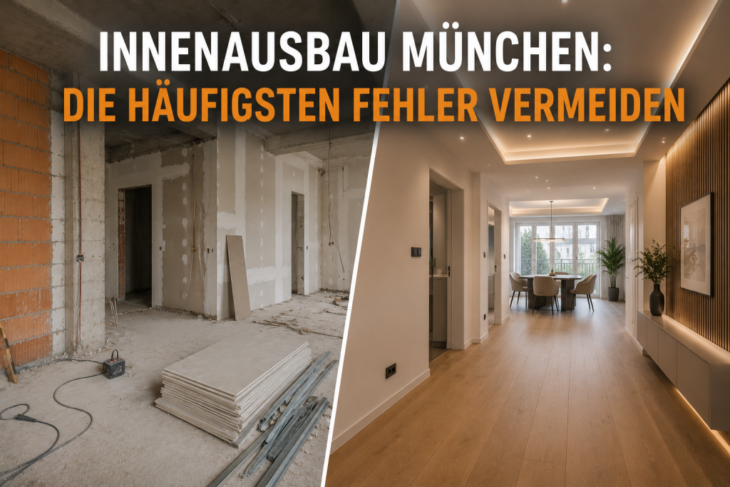 Innenausbau München: Die häufigsten Fehler vermeiden