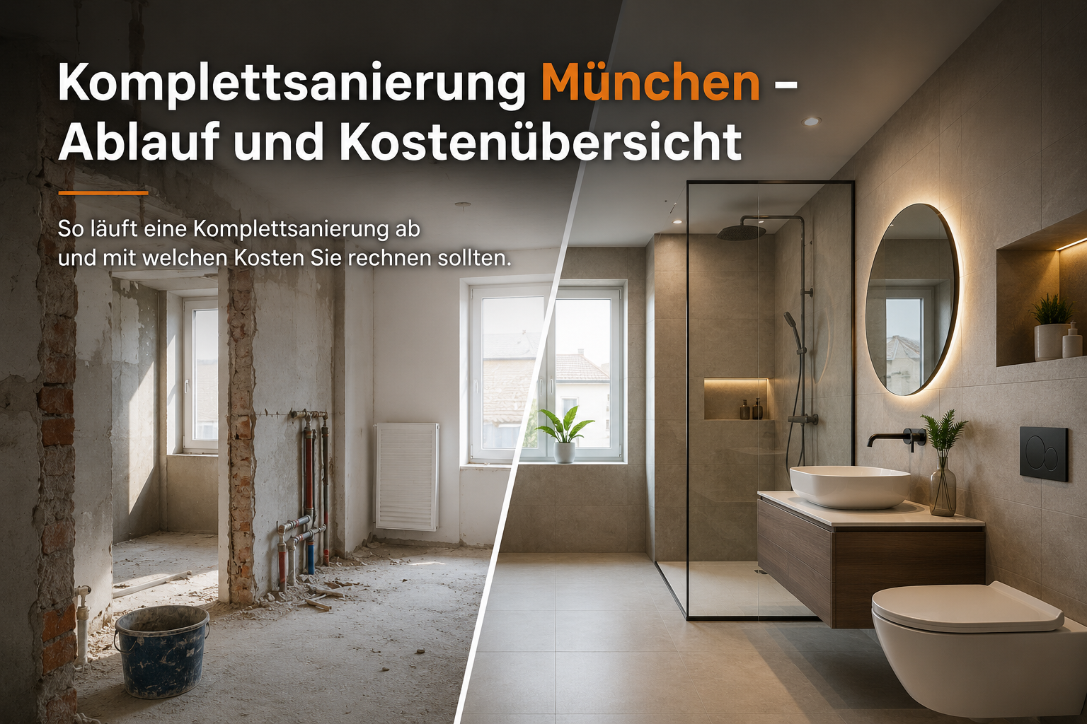 Komplettsanierung München – Ablauf und Kostenübersicht