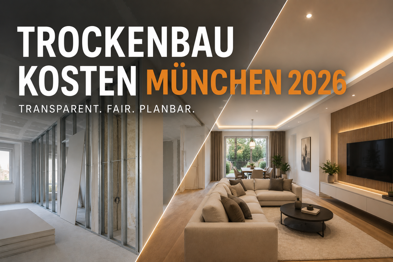Trockenbau Kosten München 2026