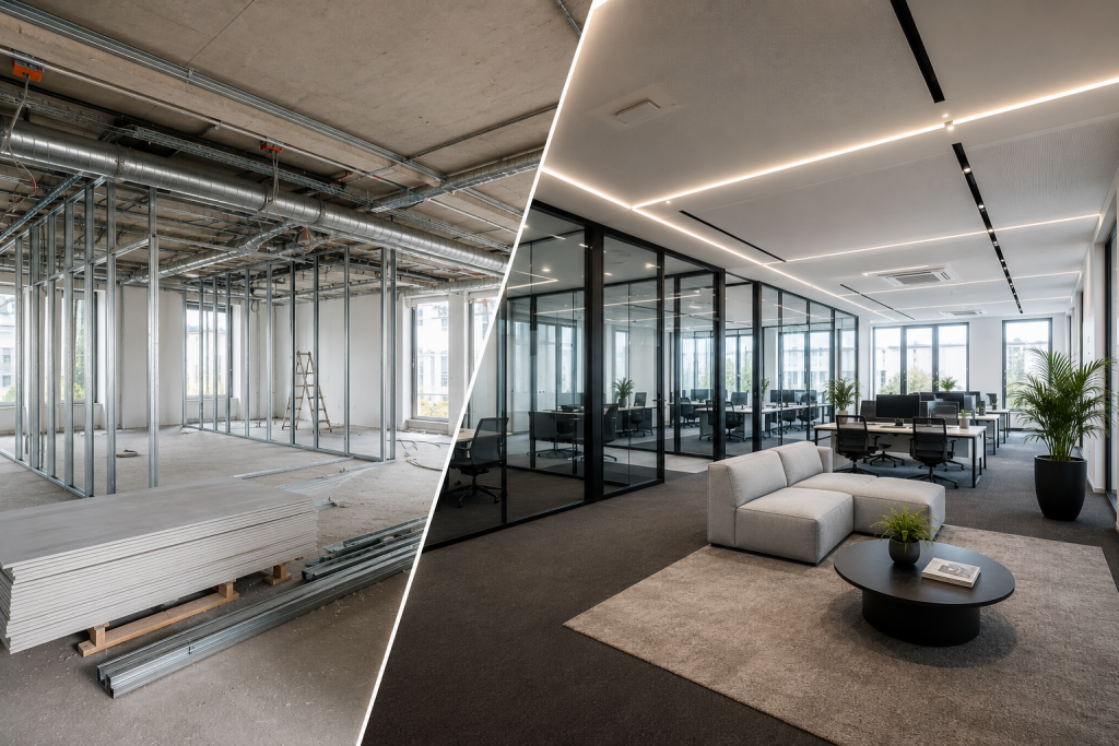 Gewerbeausbau München – Effiziente Modernisierung von Büroflächen